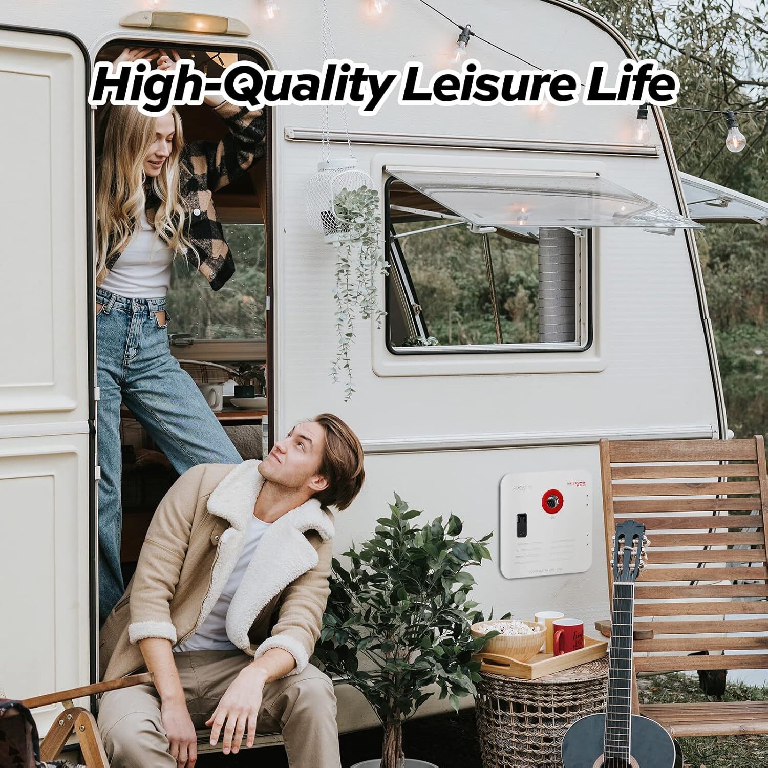 Tankless RV Water Heater RV On Demand Hot Water Heater without Door 42,000 BTU