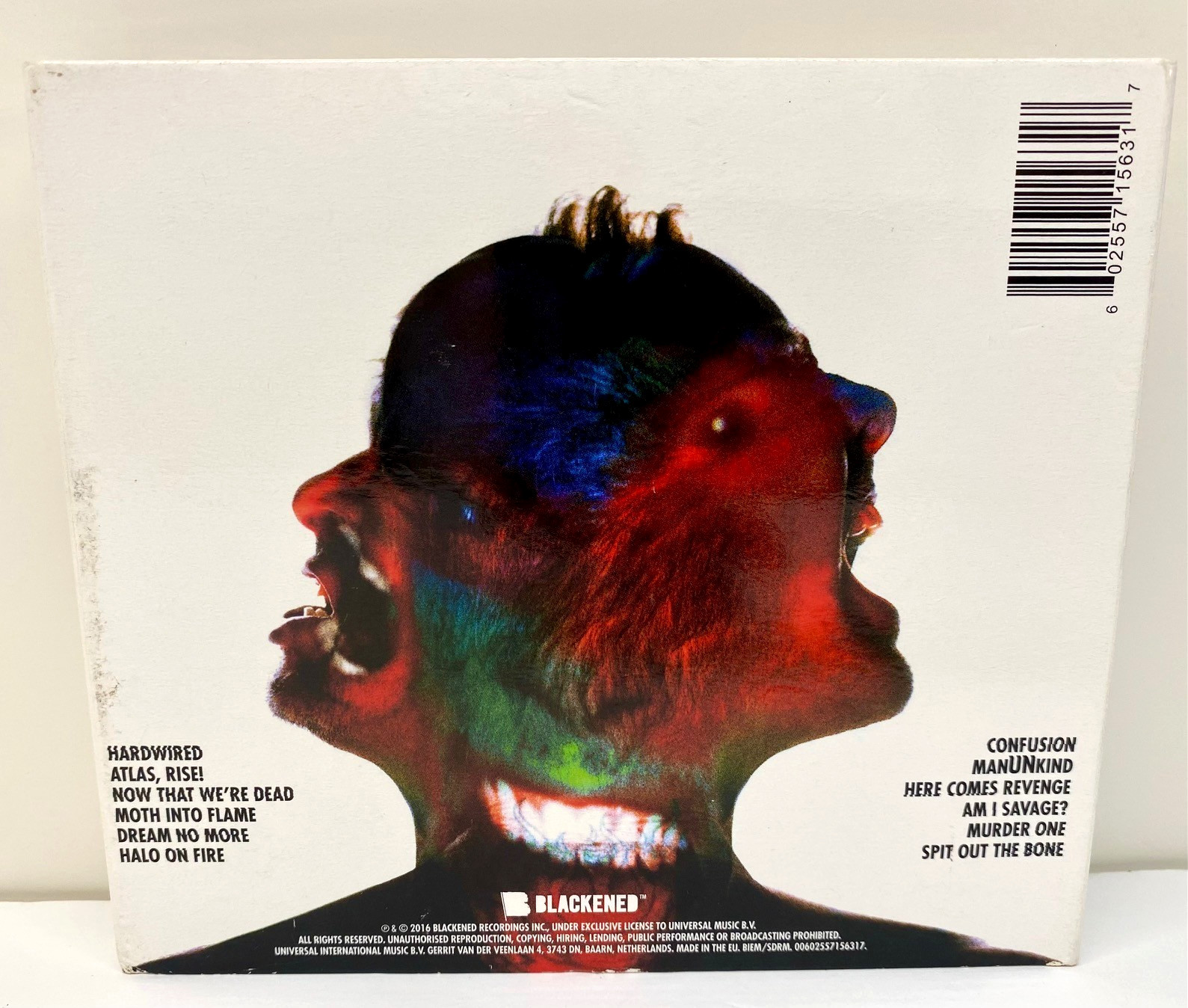 Metallica Hardwired To Self Destruct CD Band Signed By 4 James Hetfield Lars