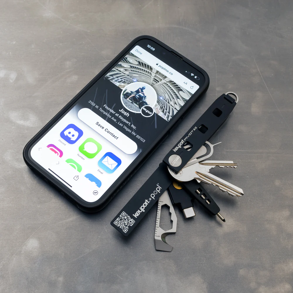 Popl x Keyport Digital ME Key™ 1.0 e-Business Card