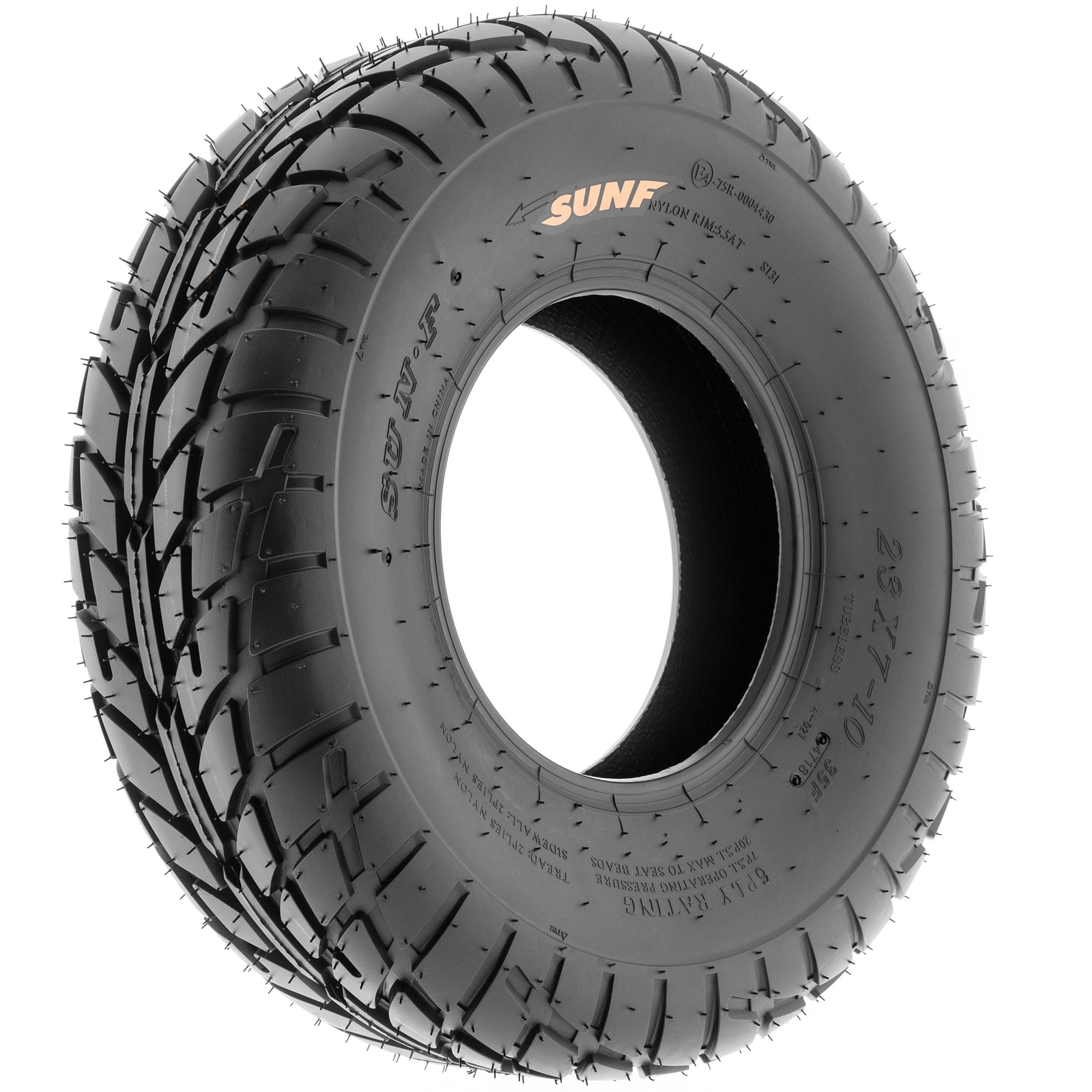 SunF 145/70-6 145/70x6 Hardpack Race Sport ATV UTV Tire 6 PR Tubeless - A021