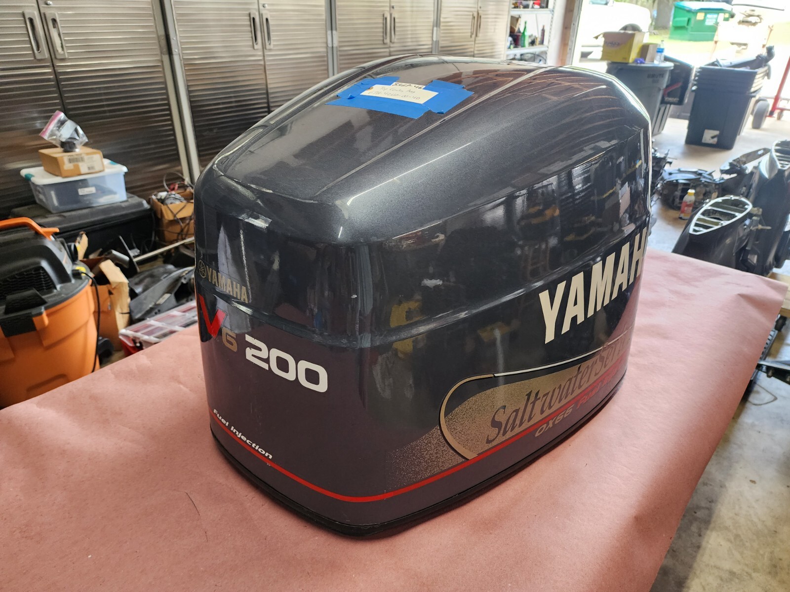 YAMAHA TOP COWLING ASSY, 67H-42610-00-4D, 2002 200HP OX66 2.6L, 83EP-46