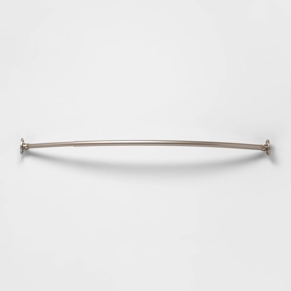 Rust Resistant Rotating Curved Rod Nickel - Made By Design