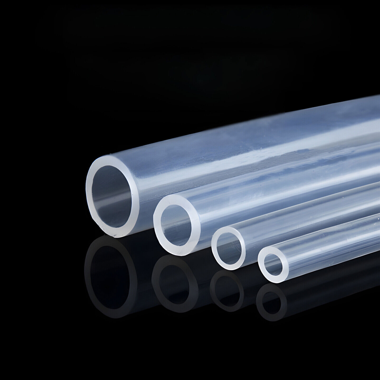 Clear Translucent Food Grade Silicone Vacuum Tube Beer Hose Pipe Soft Rubber