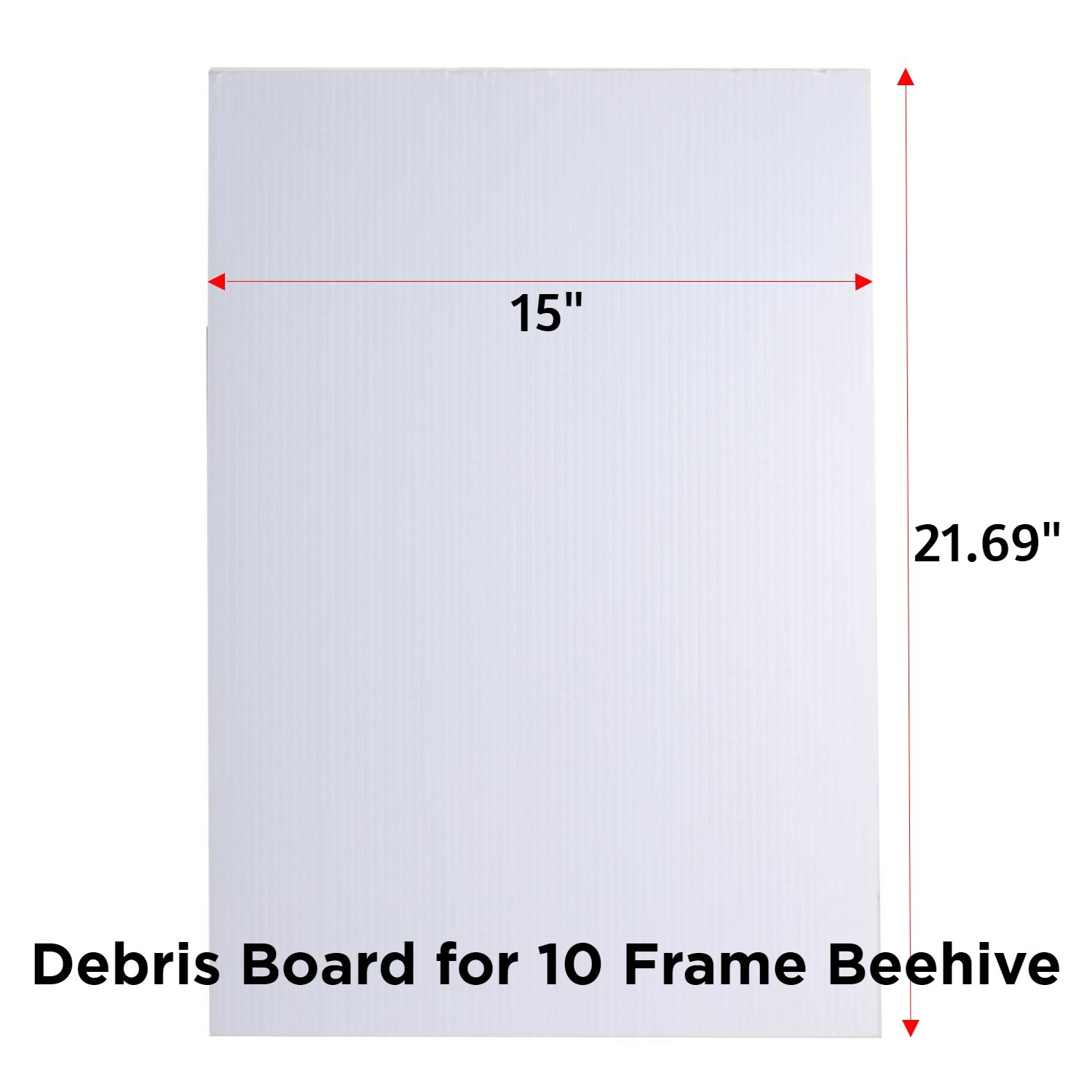 Beekeeping Debris Screen Board for 10 Frame Honey Bee Hive Base, Amish Made