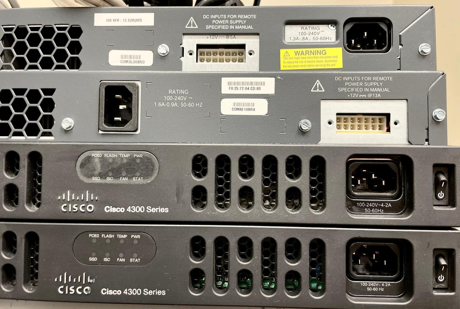 Ultimate Cisco CCENT CCNA & CCNP LAB KIT ISR4331 Cisco IOS-XE,3750g,2960 Switch