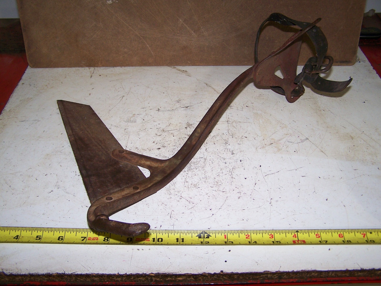 IZ MERRIAM Leg Type CORN CUTTER Cane Sorghum Primitive 1872 Whitewater WI WOW!