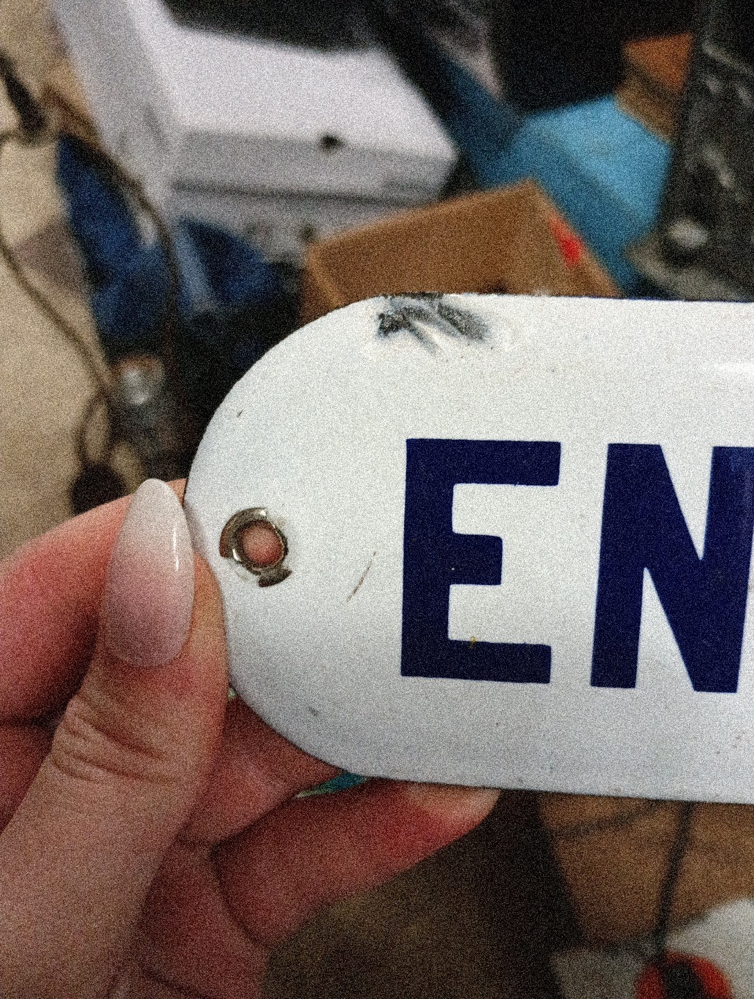 Porcelain Entrance Sign