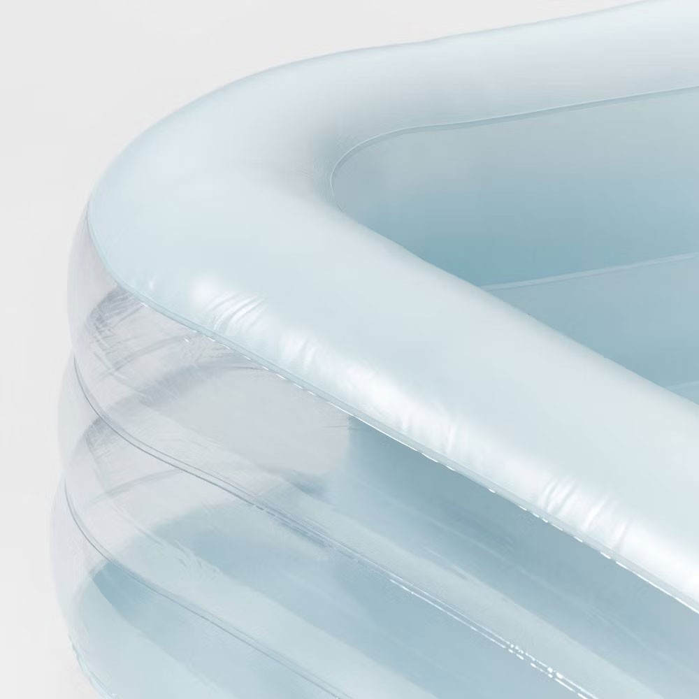 Sun Squad Inflatable Pool Above Ground Kids Outdoor Ages 6+ 6' x