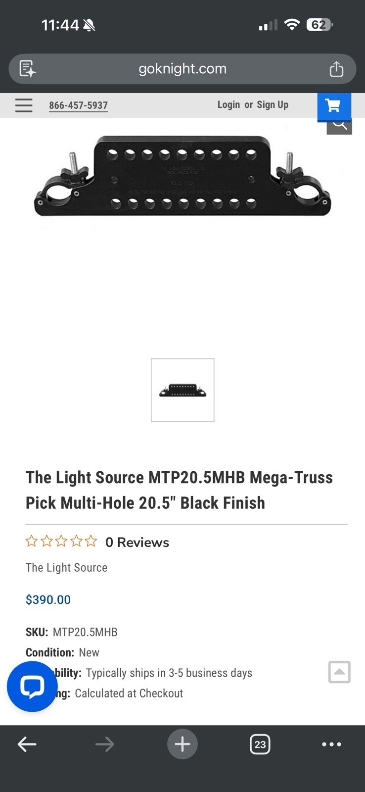 The Light Source Mega Truss Pick 20.5” Standard And Multi-hole