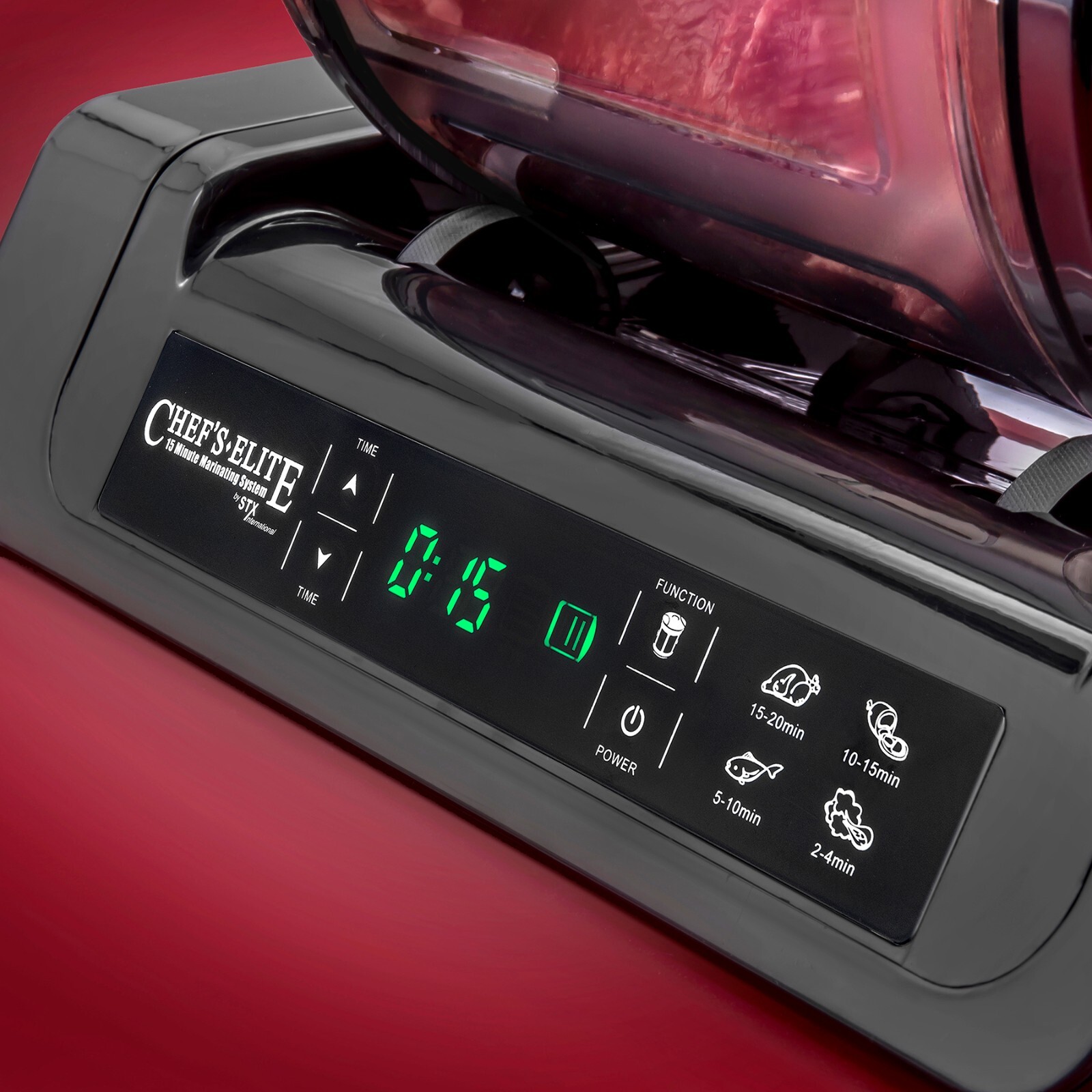 STX Chef's Elite Meat Marinator - 15 Minute Marinater With Auto Shut Off Timer