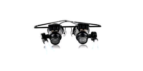 20x Jewelers Magnifier Magnifying Glasses Eyeglasses for Gold Diamond Jewelry