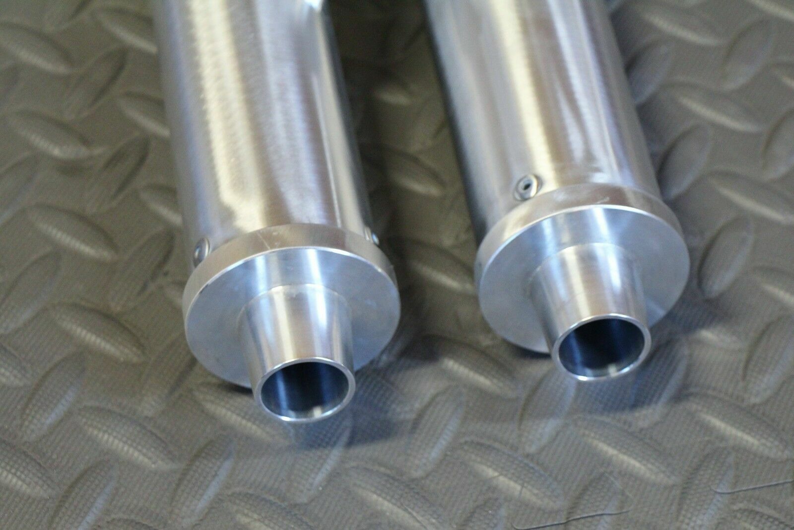 Vito's Performance FAT BASTARD pipes in frame 1987-2006 Yamaha Banshee CHROME