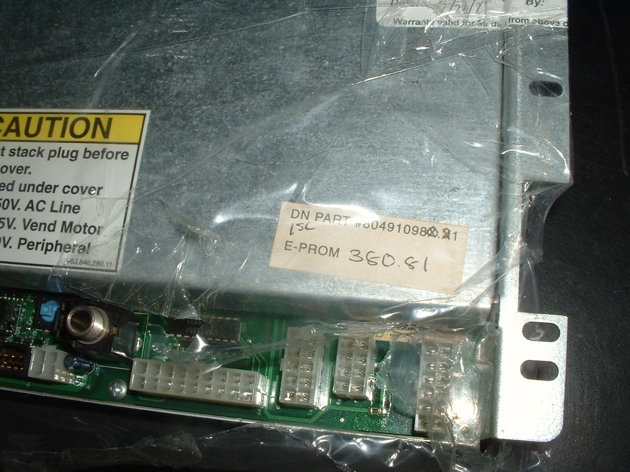 Dixie Narco PC board-model S2D E model, fits 276E, 501E, 600E - EProm 380-81