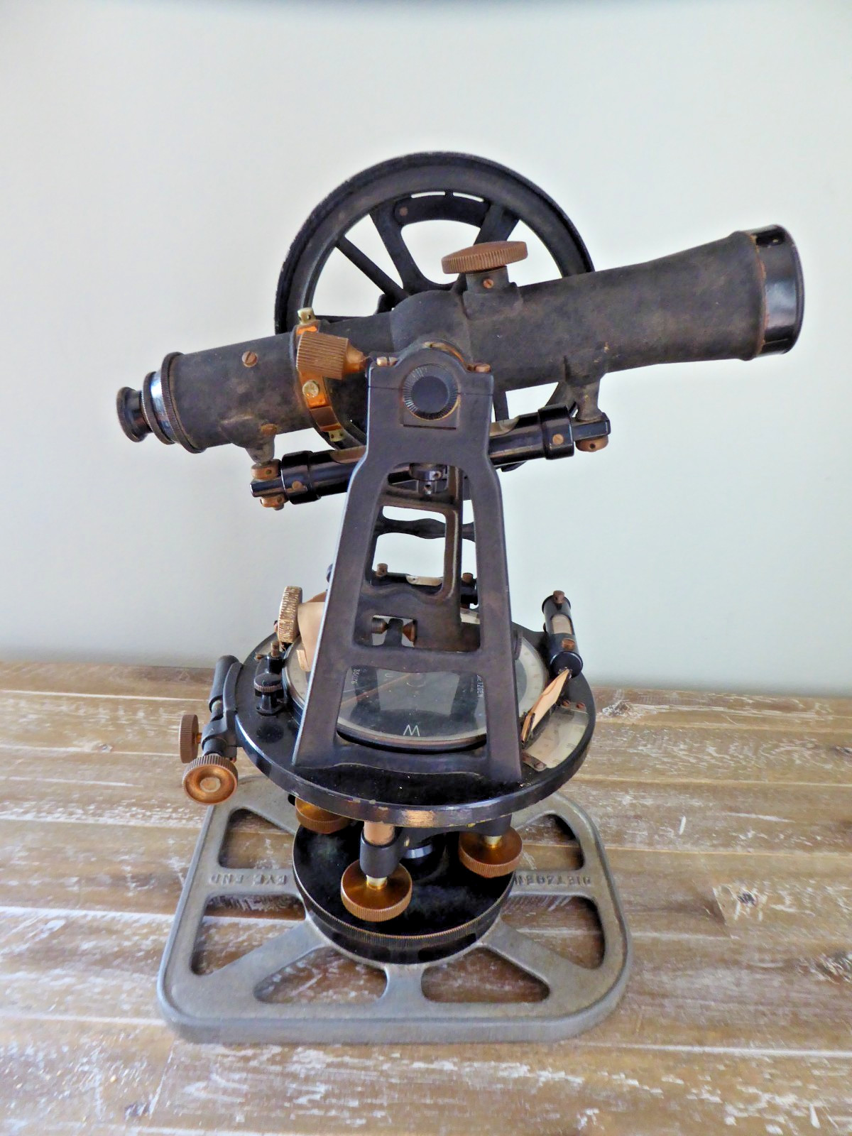 RARE WWII 2 Government Issue Dietzgen Military Engineers Corps Surveyors Transit