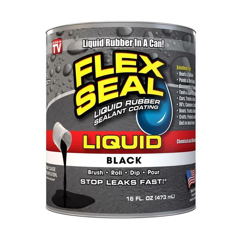 Flex Seal Family of Products Flex Seal Black Liquid Rubber Sealant Coating