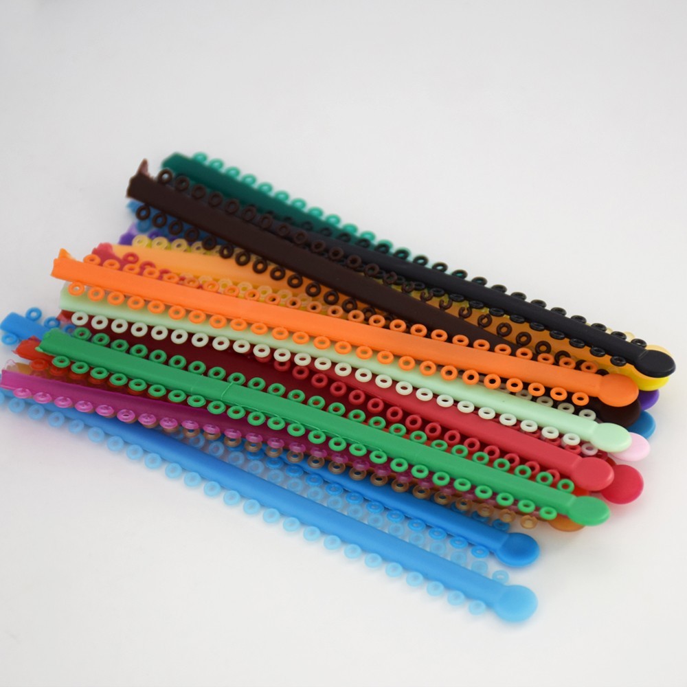 1000Pcs Dental Orthodontic Ligature Ties Braces Elastics Rubber Bands O-rings