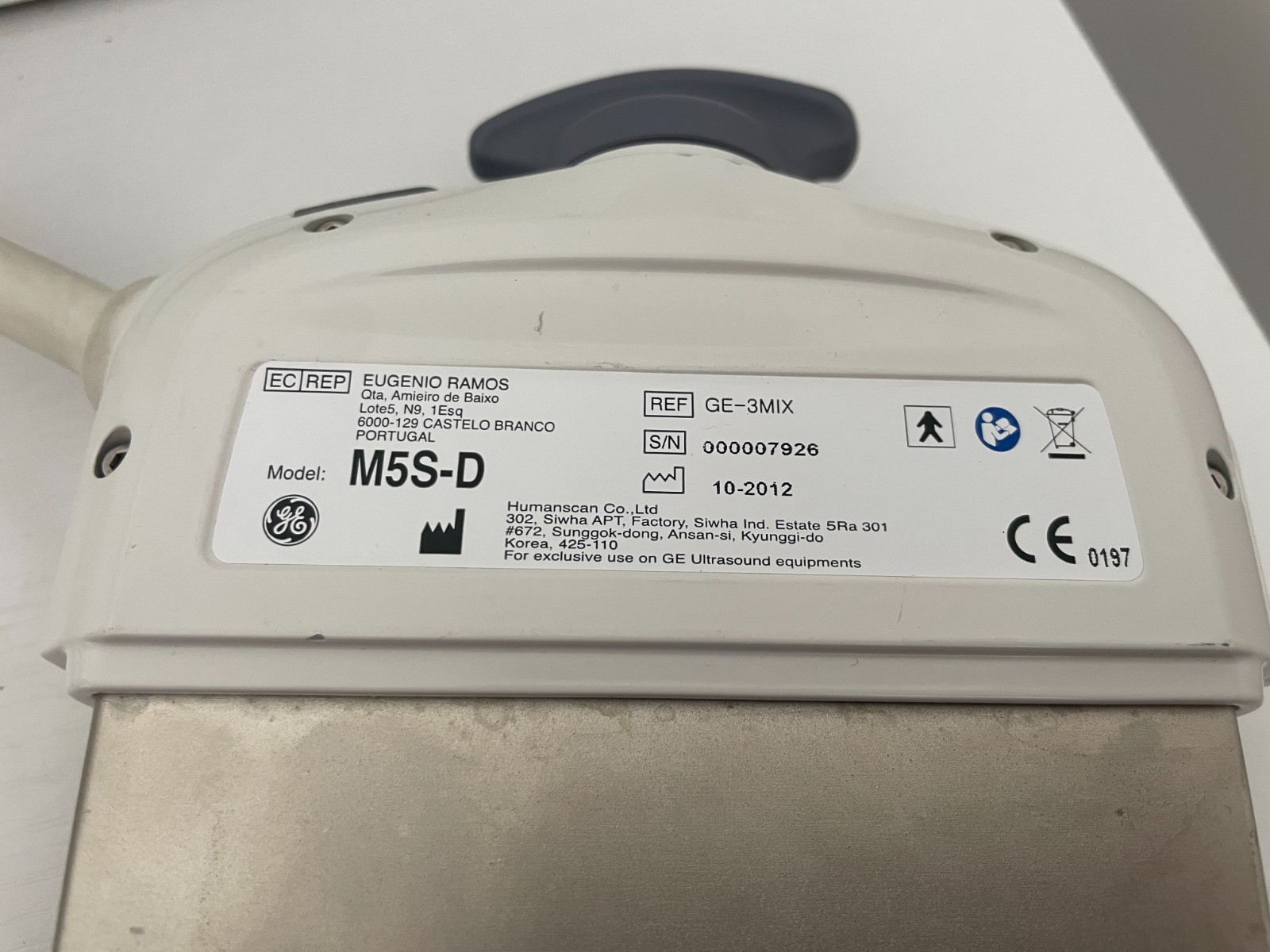 GE M5S-D ULTRASOUND TRANSDUCER PROBE GE-3MIX Works *
