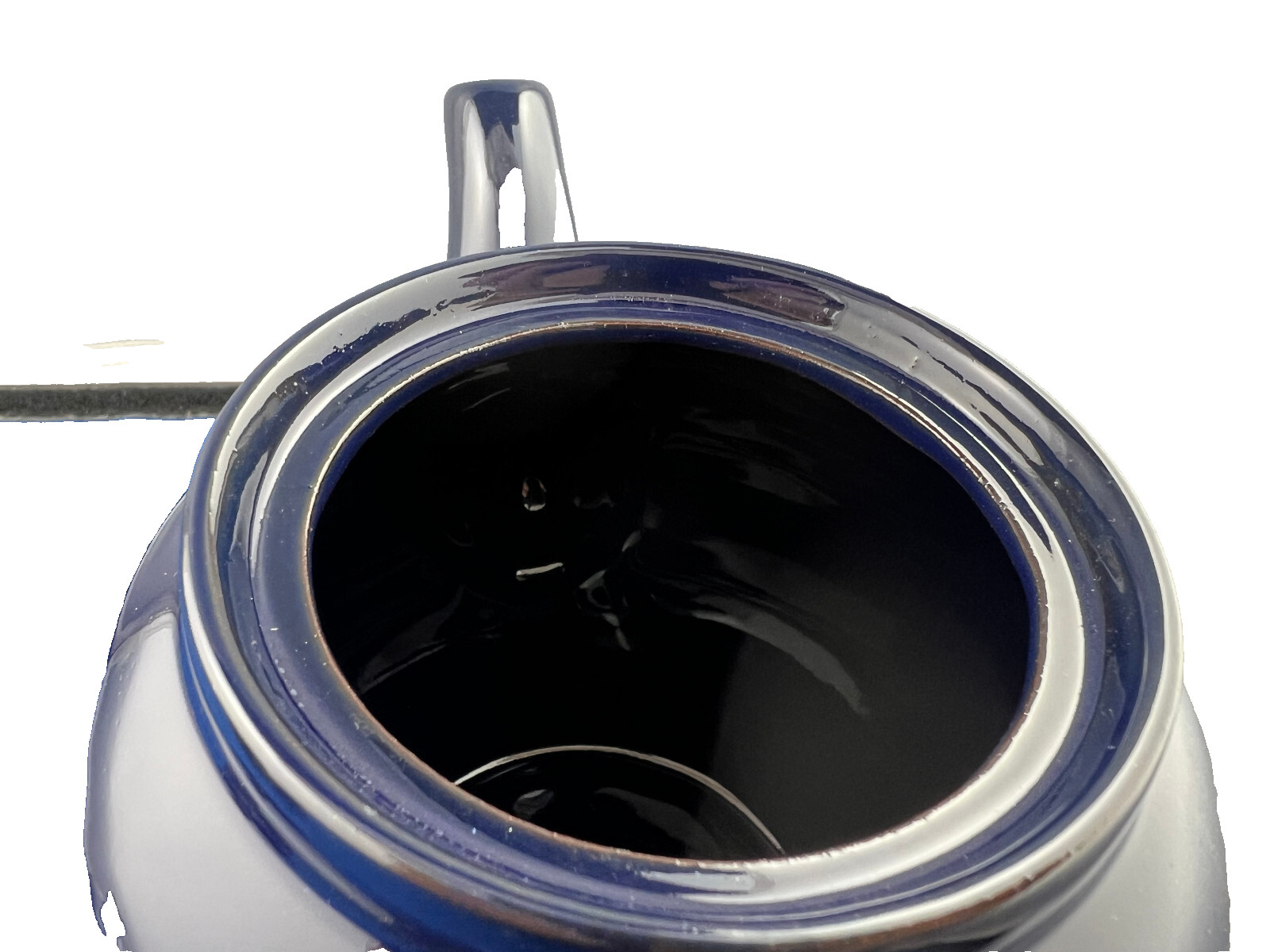 GENUINECOBALT BETTY, Red Clay, Rockingham Glaze, 4 Cup Tea Pot, MADE IN ENGLAND