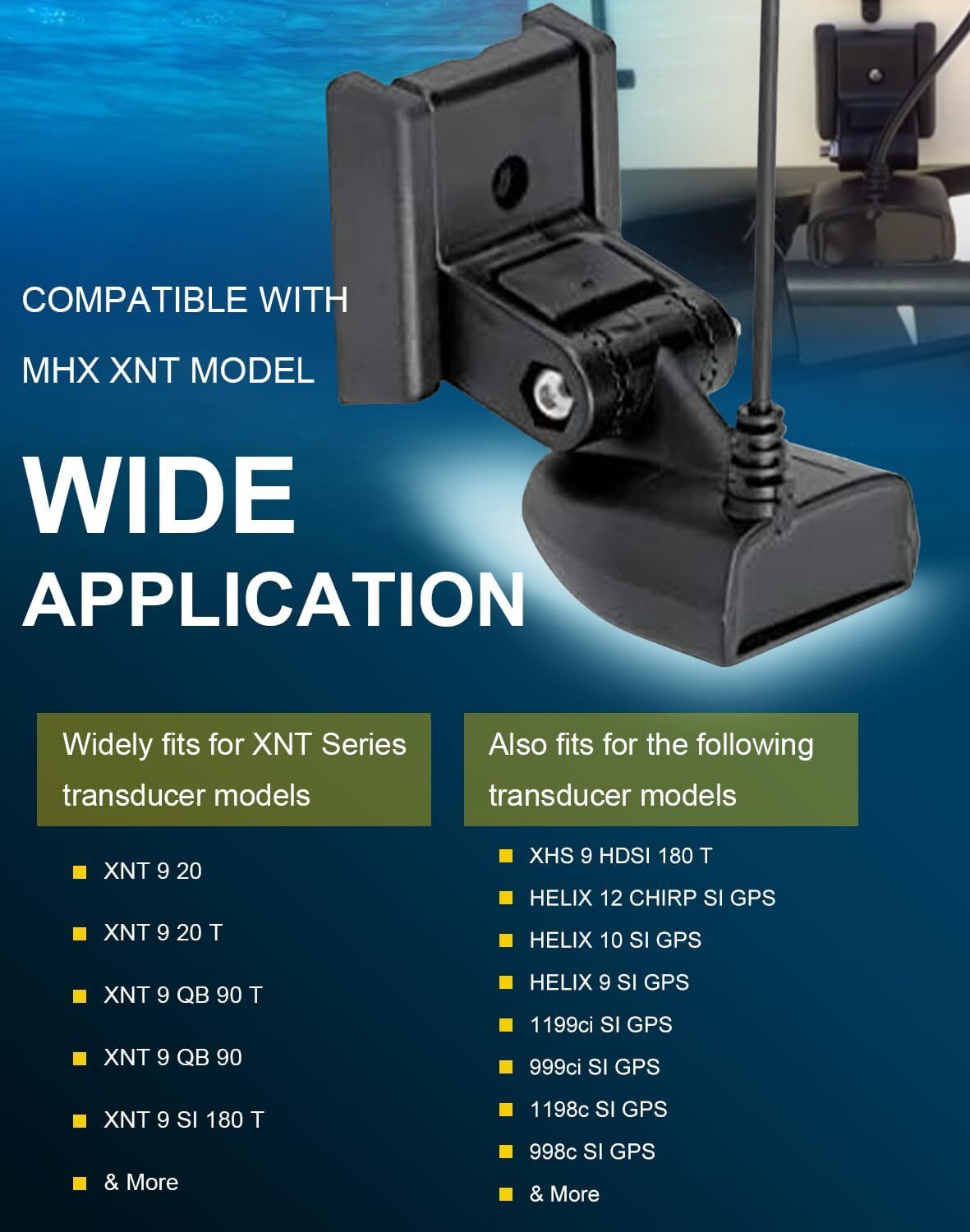 For Humminbird 740093-1 Transducer Mount MHX XNT Hardware Transom Mount Bracket