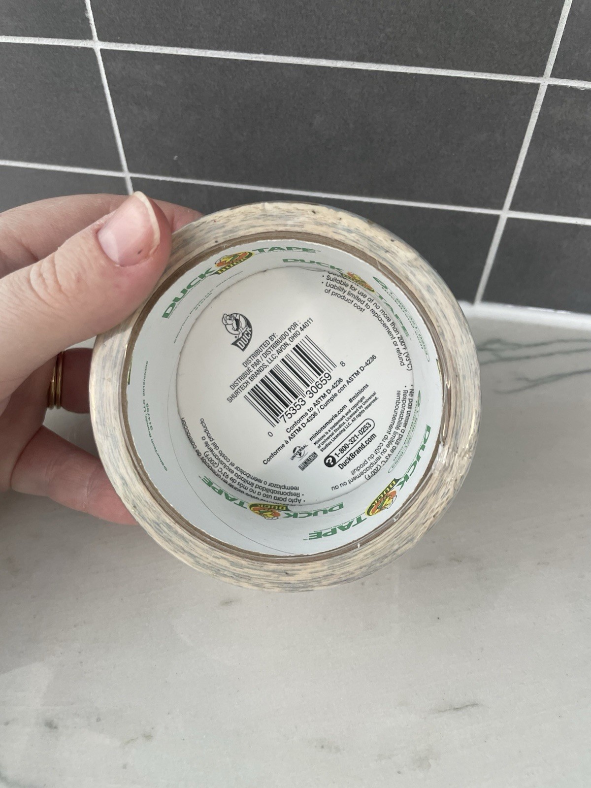 Minions Movie Duck Tape Roll Craft Tape 1.88 In X 10 Yds Limited Edition New