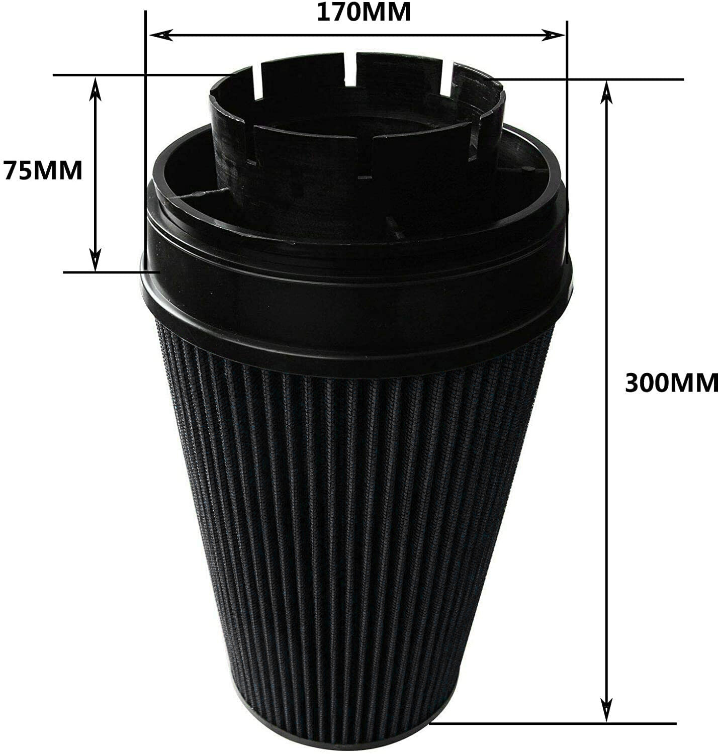 Fit 99-07 Chevy GMC V8 4.8L/5.3L/6.0L 4" Cold Air Intake Kit+Heat Shield Black