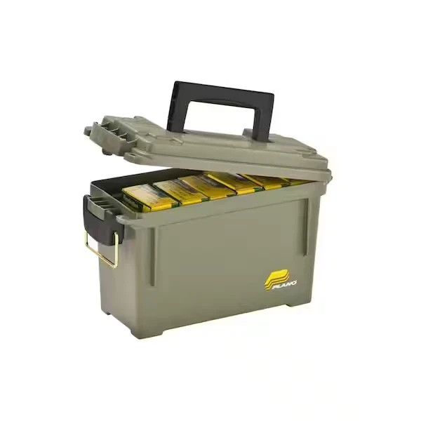 Plano Field Ammo Box, OD Green, Lockable Ammunition Storage Box with Heavy-Duty