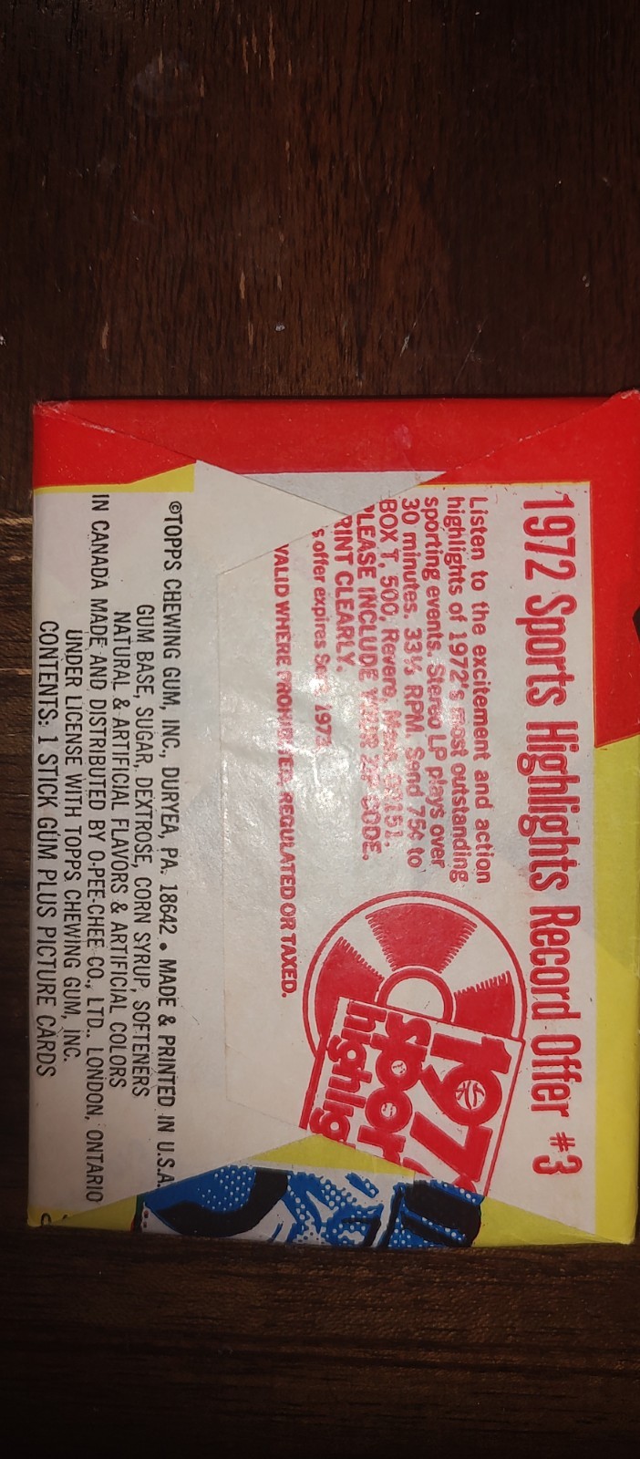 1973 Topps Baseball Wax Pack good condition. Please Read!