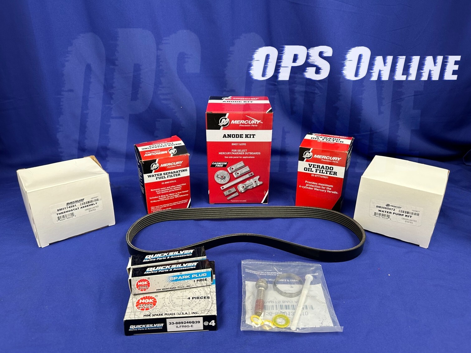 Mercury (OEM) 350 Verado L6 - 300 Hr Maintenance Kit - 2015 & Newer *CUSTOM KIT*