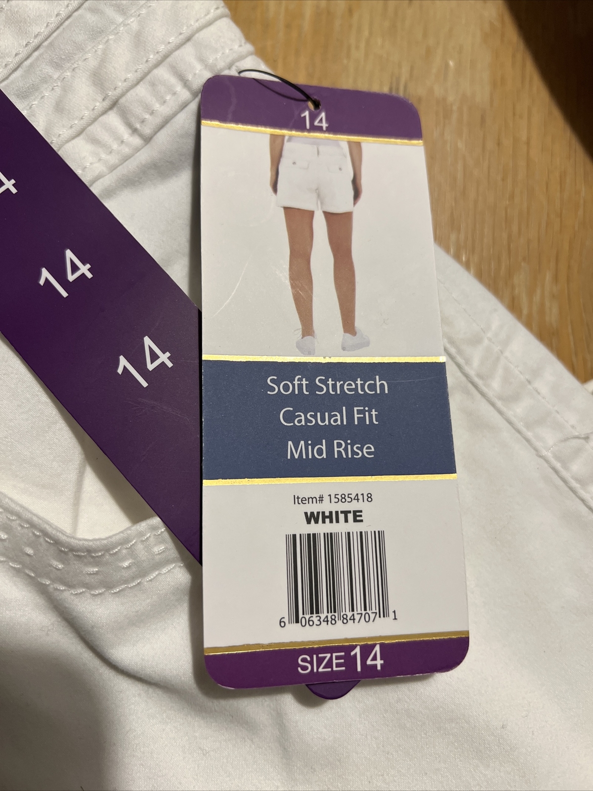 Women's Soft Stretch Casual Fit Mid Rise Shorts Colors & Sizes CHOICEs dakota