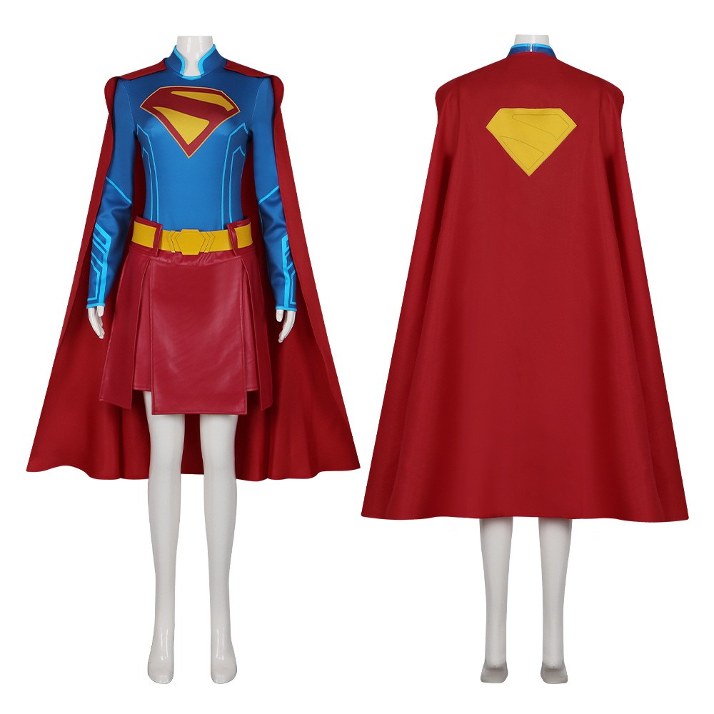 Cosplay Supergirl Woman of Tomorrow Costumes Cloak Superhero Halloween Suits