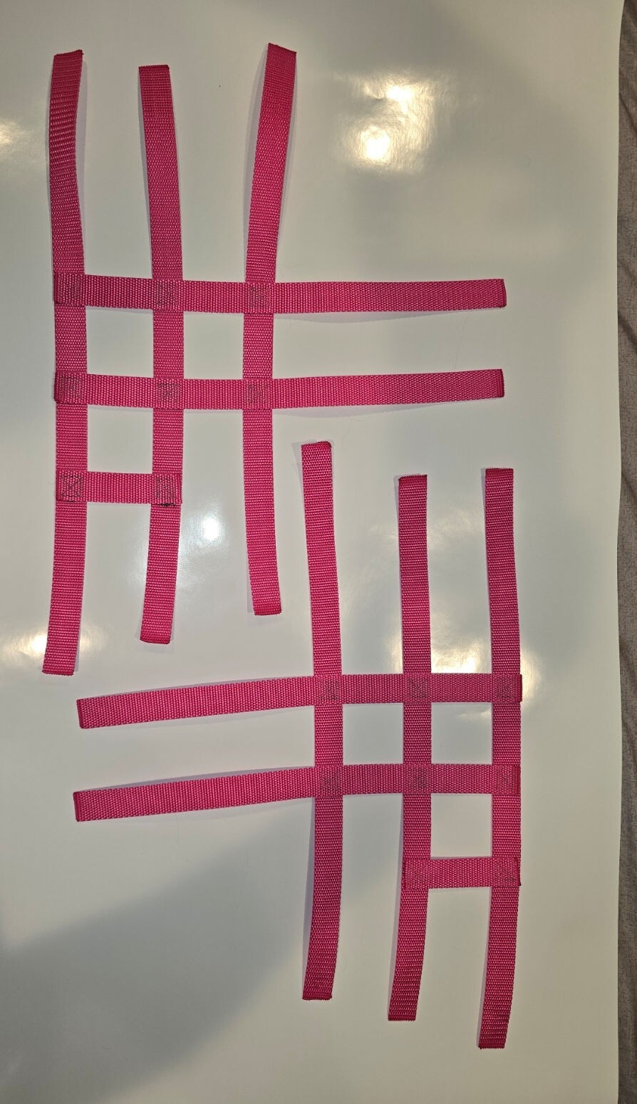Nerf Bar Nets for Tusk Alba Honda Yamaha Suzuki Kawasaki Hot pink