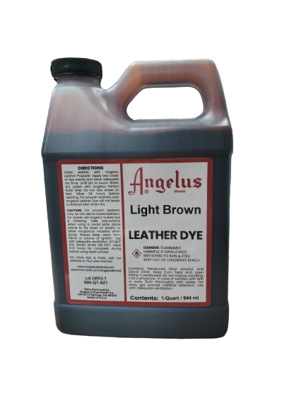 Angelus Quart Leather Dye for Shoes-Boots-Belts-Coats-Furniture-Crafts