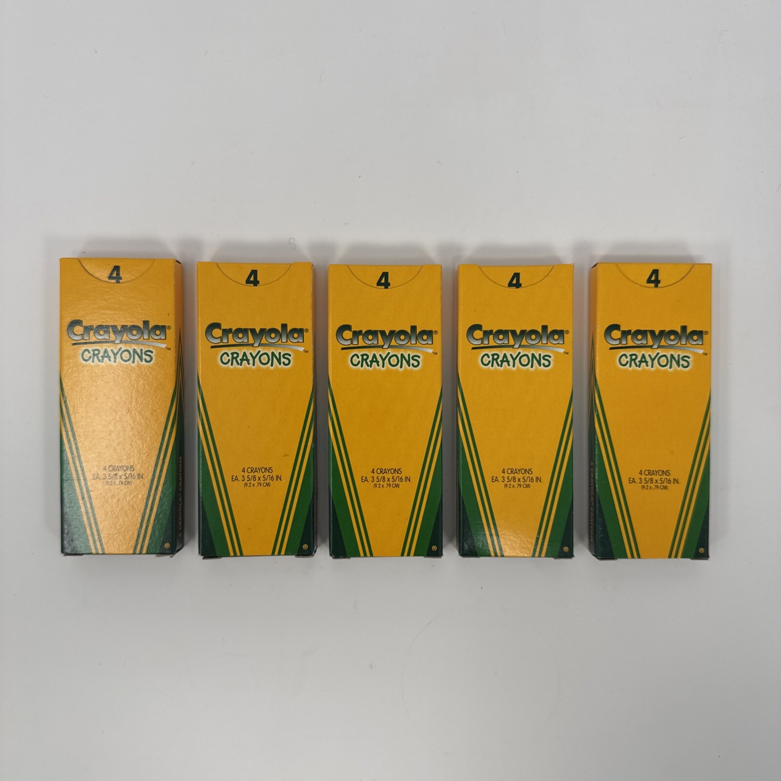 Vintage Crayola Crayons Binney Smith Box 1997 NOS - Lot of 5 Packs (20 Crayons)