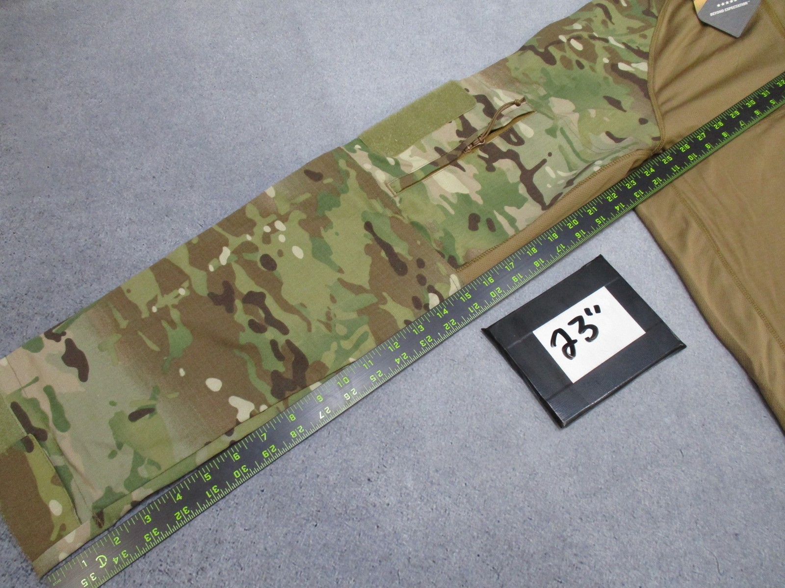 Condor Combat Shirt Multicam XL Long Sleeve 1/4 Zip Tactical Uniform Top