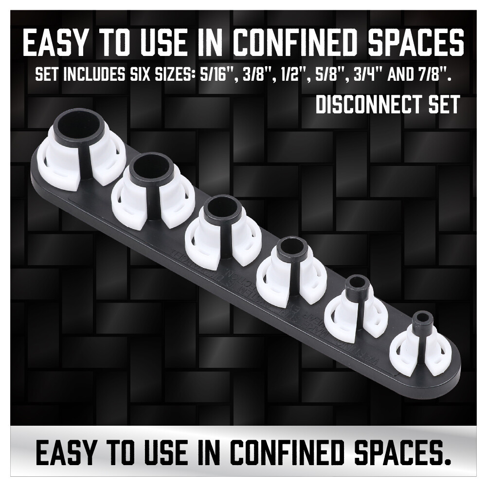 6pc Quick Disconnect Tool Set AC Fuel Line Transmission Parts GM Ford Chrysler