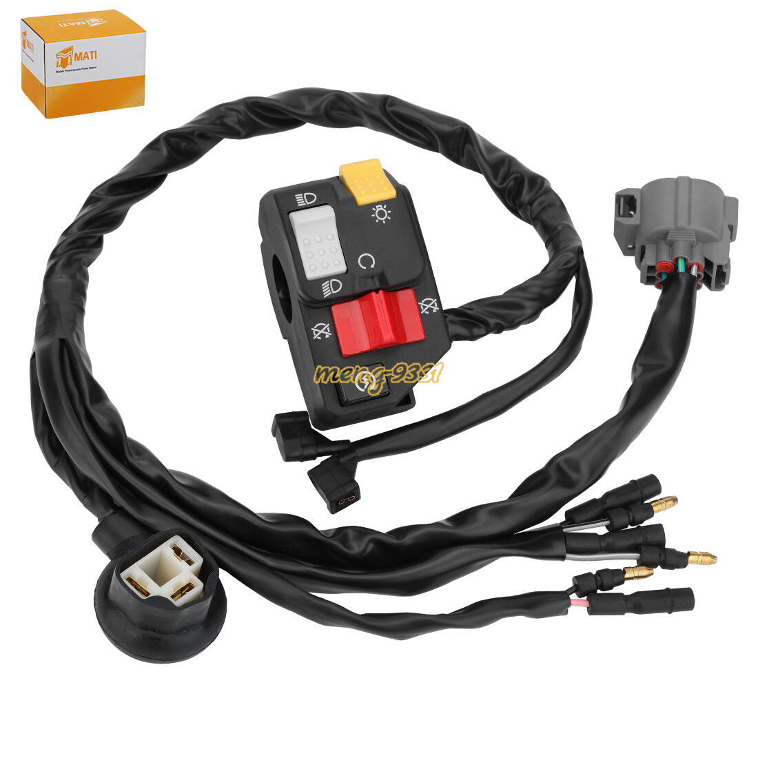 Handlebar Switch & Starter Relay for Honda Sportrax 300 TRX300EX 2x4 1993-2006