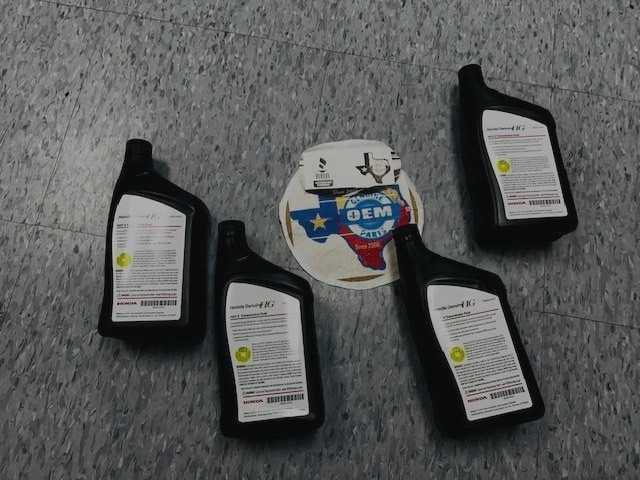 (5) Honda Genuine HCF-2 Transmission Fluid - same as dealer 08200-hcf2