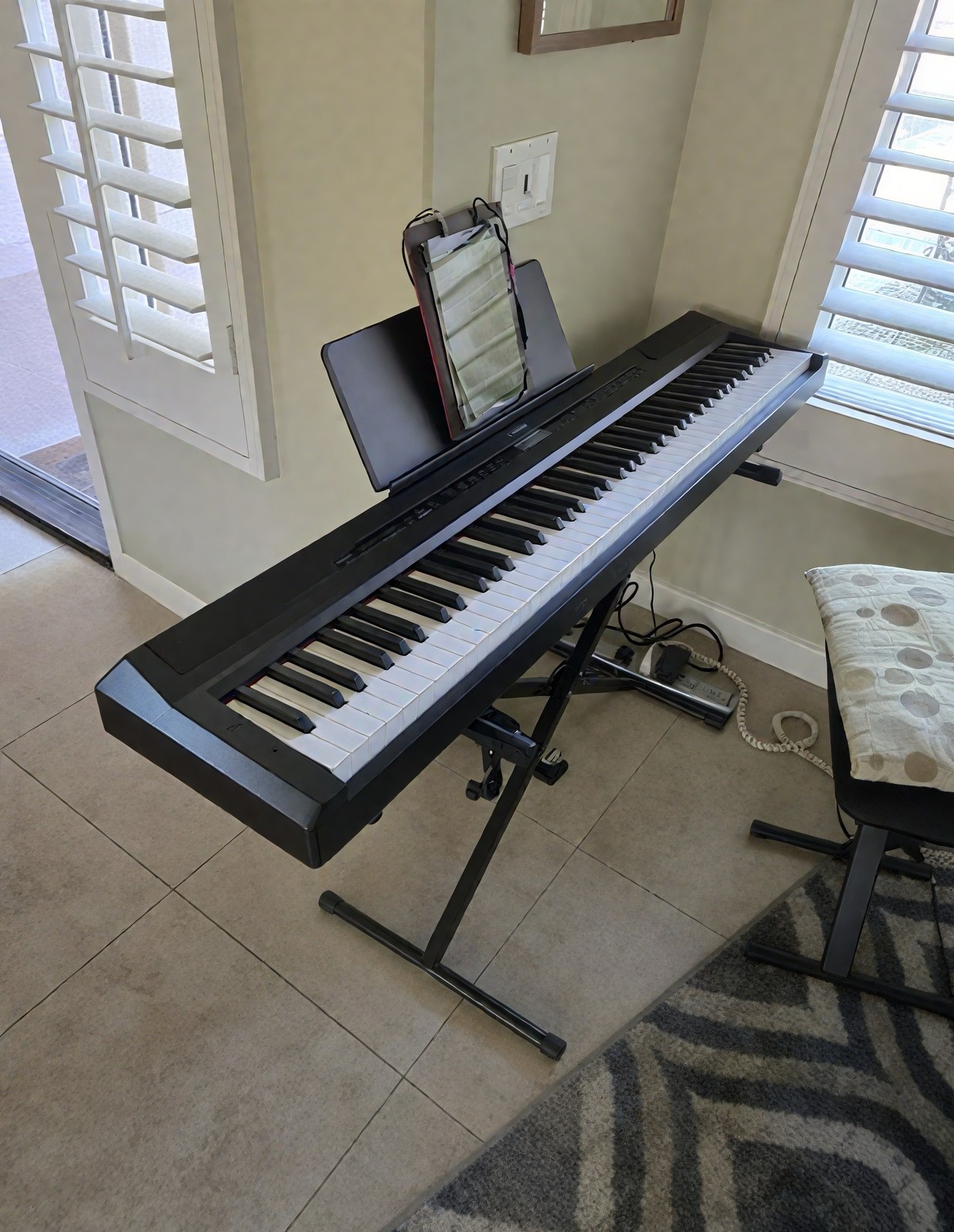 Donner DEP-20 Lite Digital Piano Keyboard with Stand and Pedal