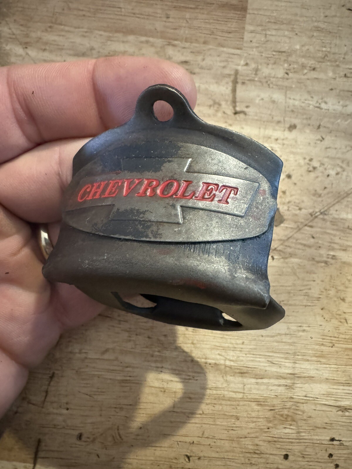 Chevrolet Solid Metal Bottle Opener CHEVY COLLECTOR GIFT Beer Soda HOTROD Patina
