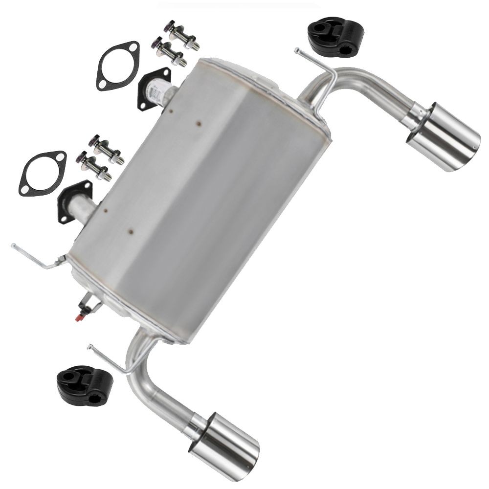 Stainless Steel Exhaust Rear Muffler fits: 2009-2012 Infiniti FX35 3.5L V6
