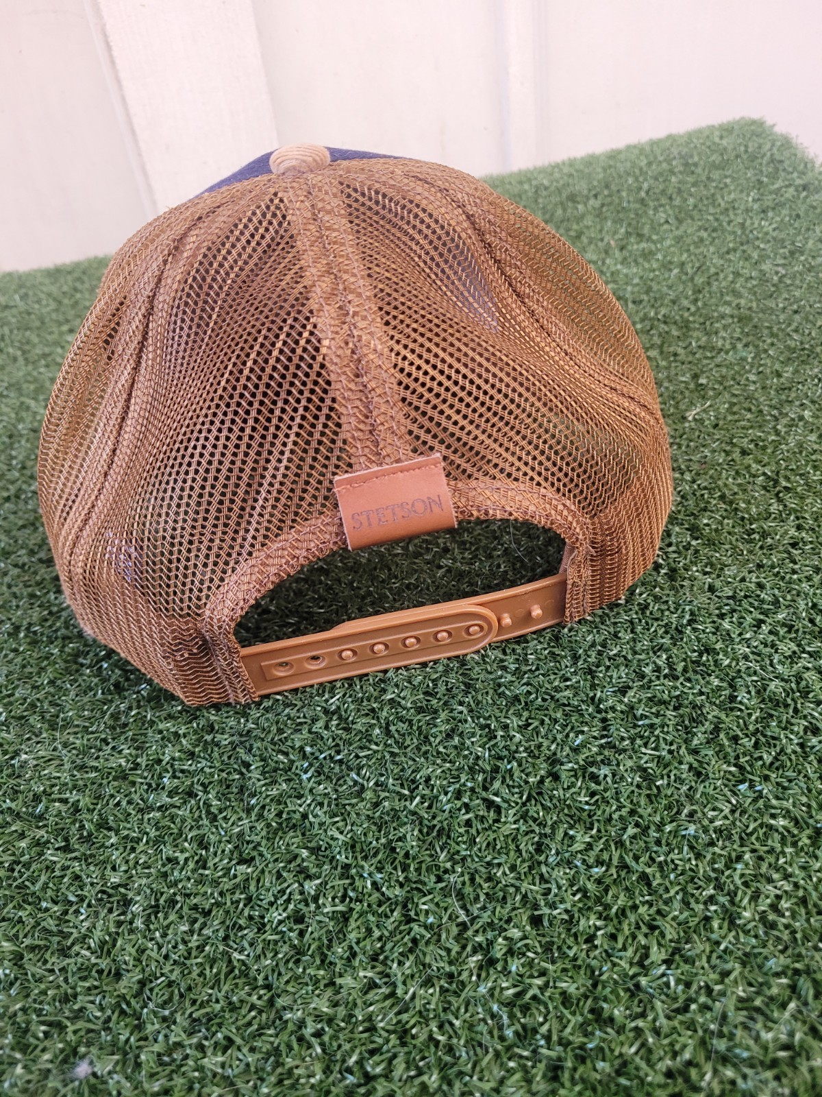 STETSON 'LIVE THE LEGEND' FELT TRUCKER CAP / HAT w/ Steer Head Patch SNAP Back