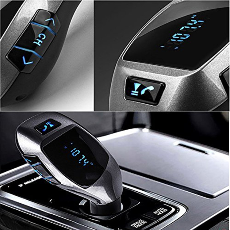 Bluetooth 3.0 Wireless FM transmitter USB Car charger MP3 Player for iPhone 7 6S