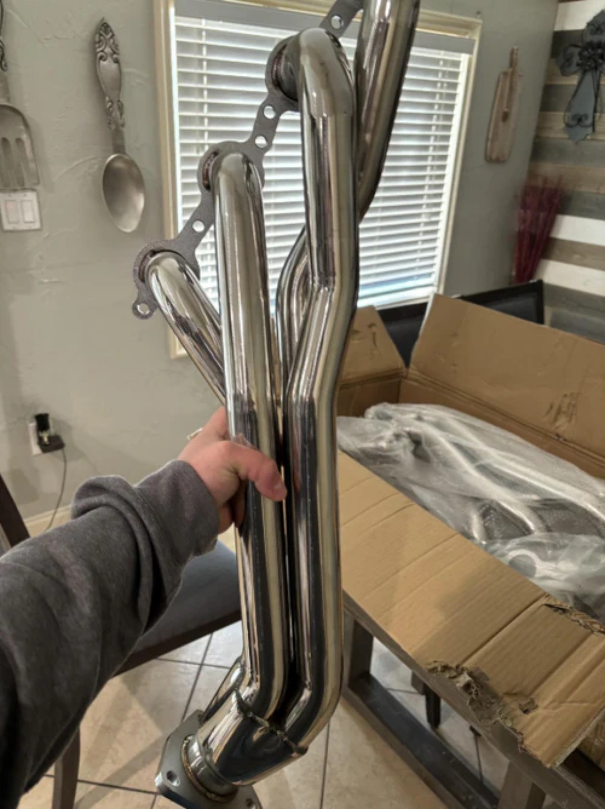 Long Tube Header For 2007-2014 Silverado Suburban Sierra 4.8L 5.3L 6.0L 6.2L 2WD