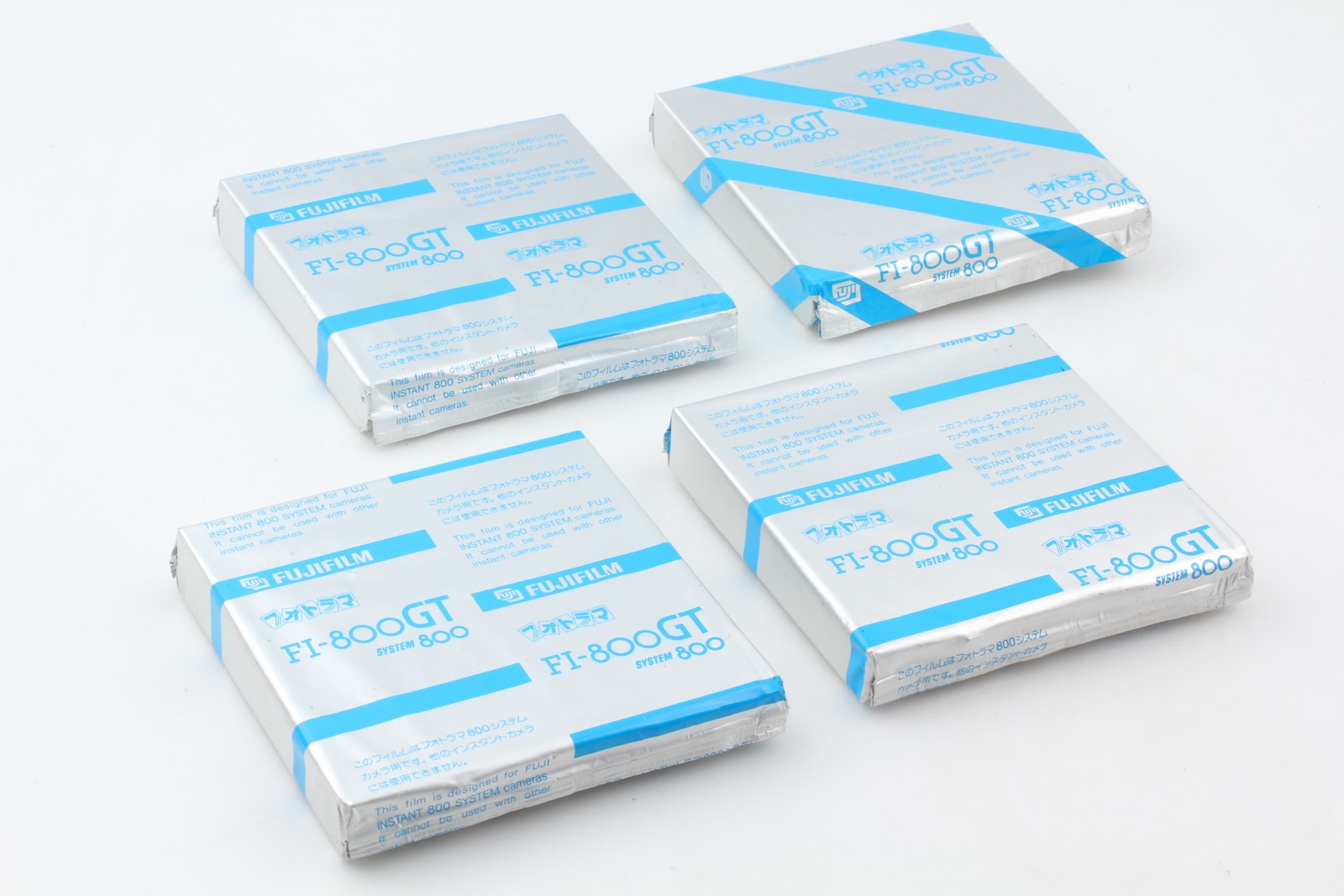 4 Lot [Unused] Fujifilm FI-800GT Instant Color Film Fotorama From JAPAN