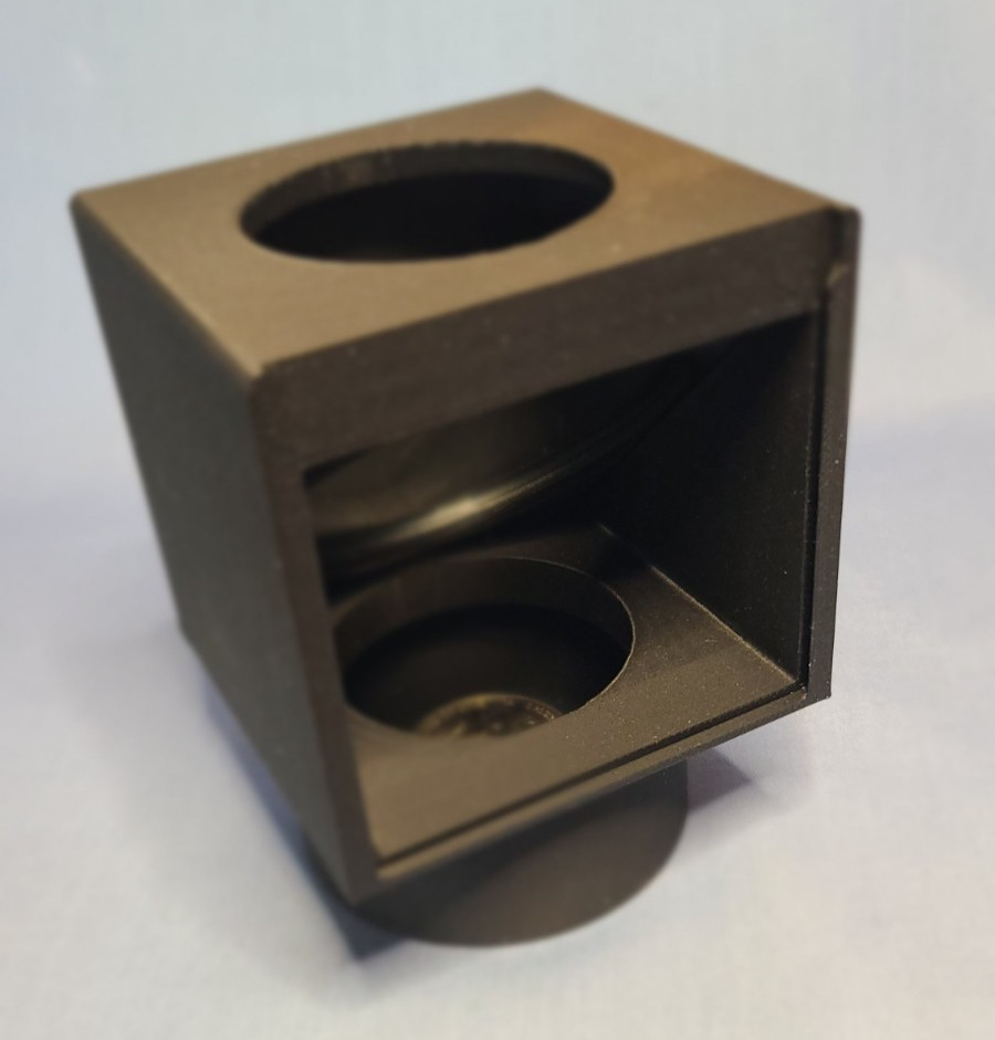 Axial Lighting Cube with diffuser for coin photography with Pro Photo Glass