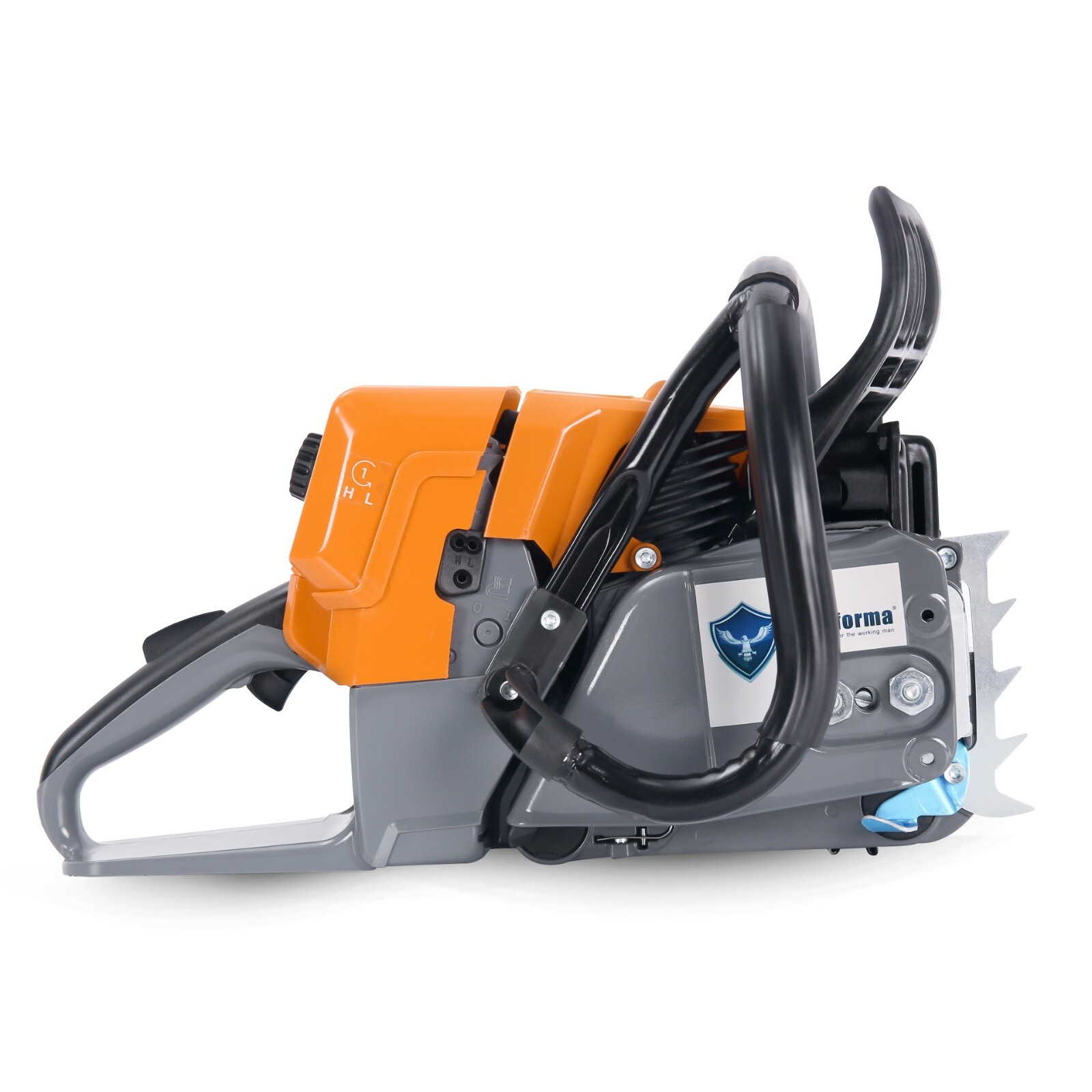 USA Holzfforma Orange & Gray G444 Gasoline Chainsaw For MS440 With Full Handle