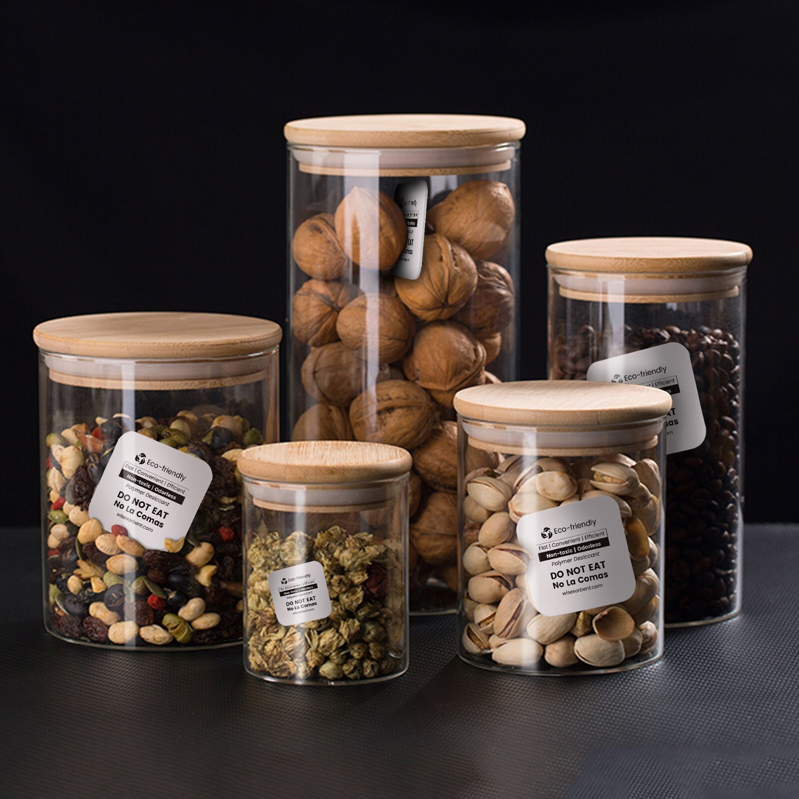 15 Pack Flat Dessicant, Desiccant Packs 5.3x5.3 Inch of Each Piece Dehumidifier