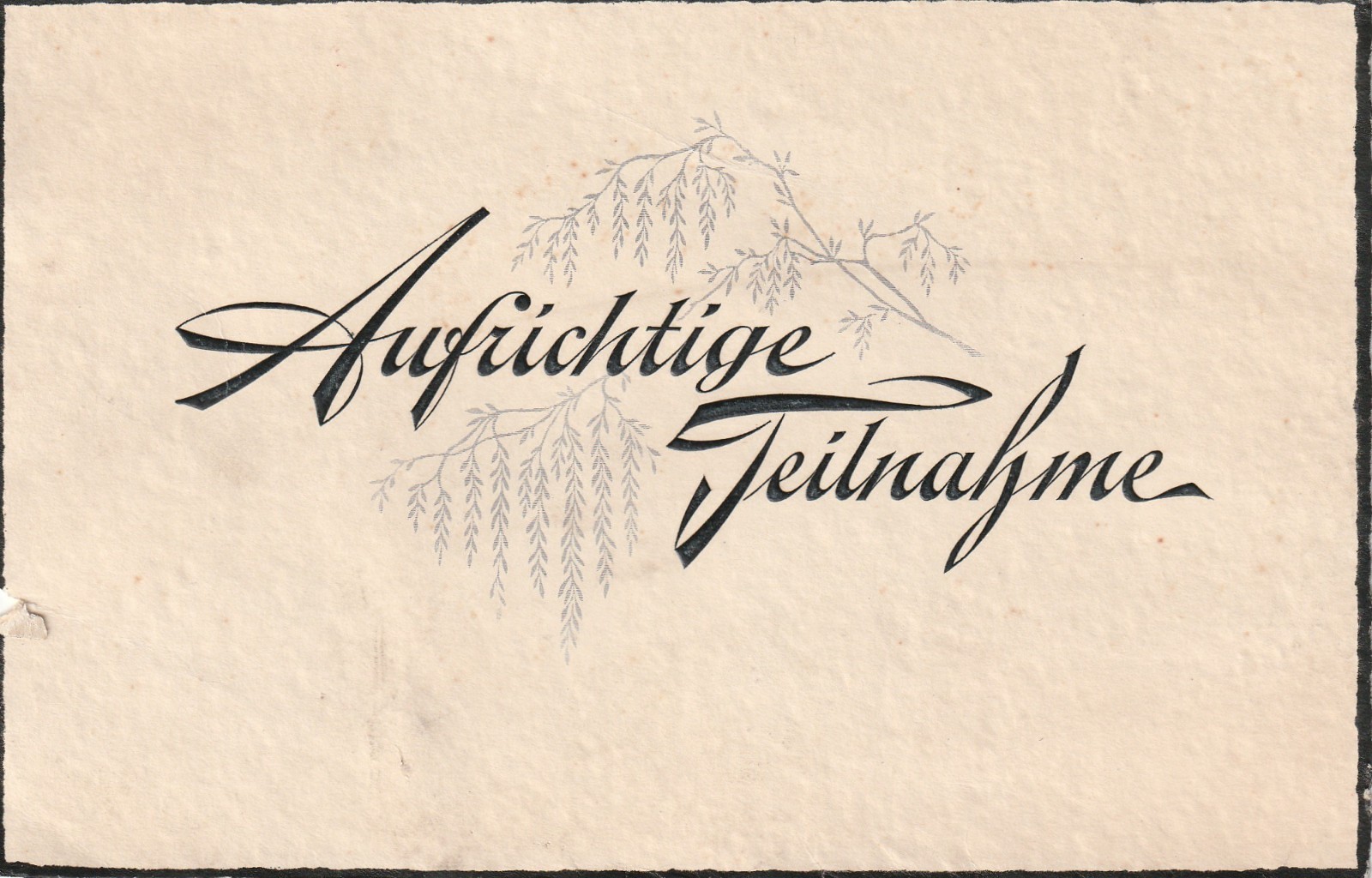 German WW I ( ORIGINAL ) Death Card- 4 x Brothers Killed In WW1 1914-18 RARE