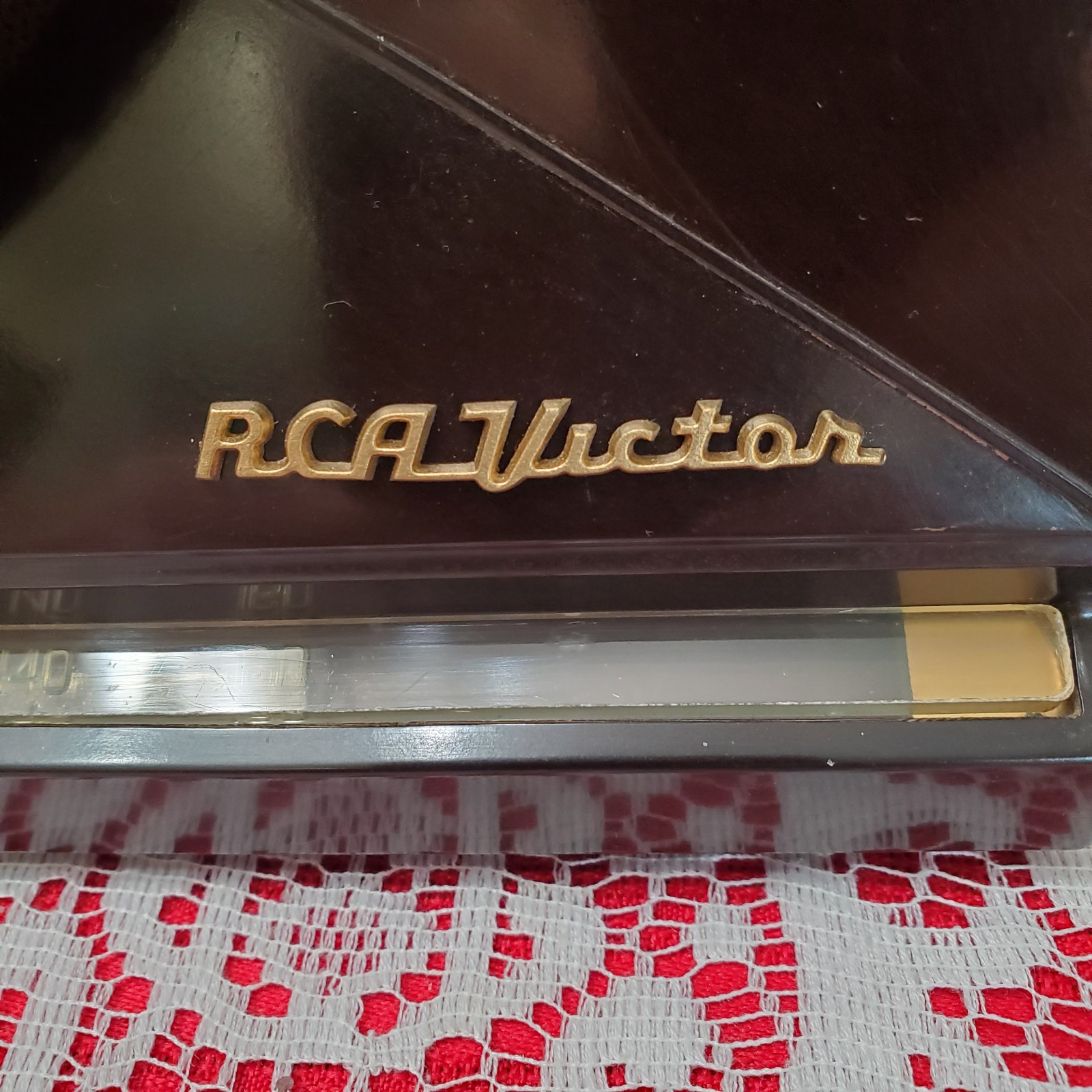 Nice VTG 1949 RCA Victor Radio 9-X-571 Bullseye Bullhorn Golden Throat - NICE ♫