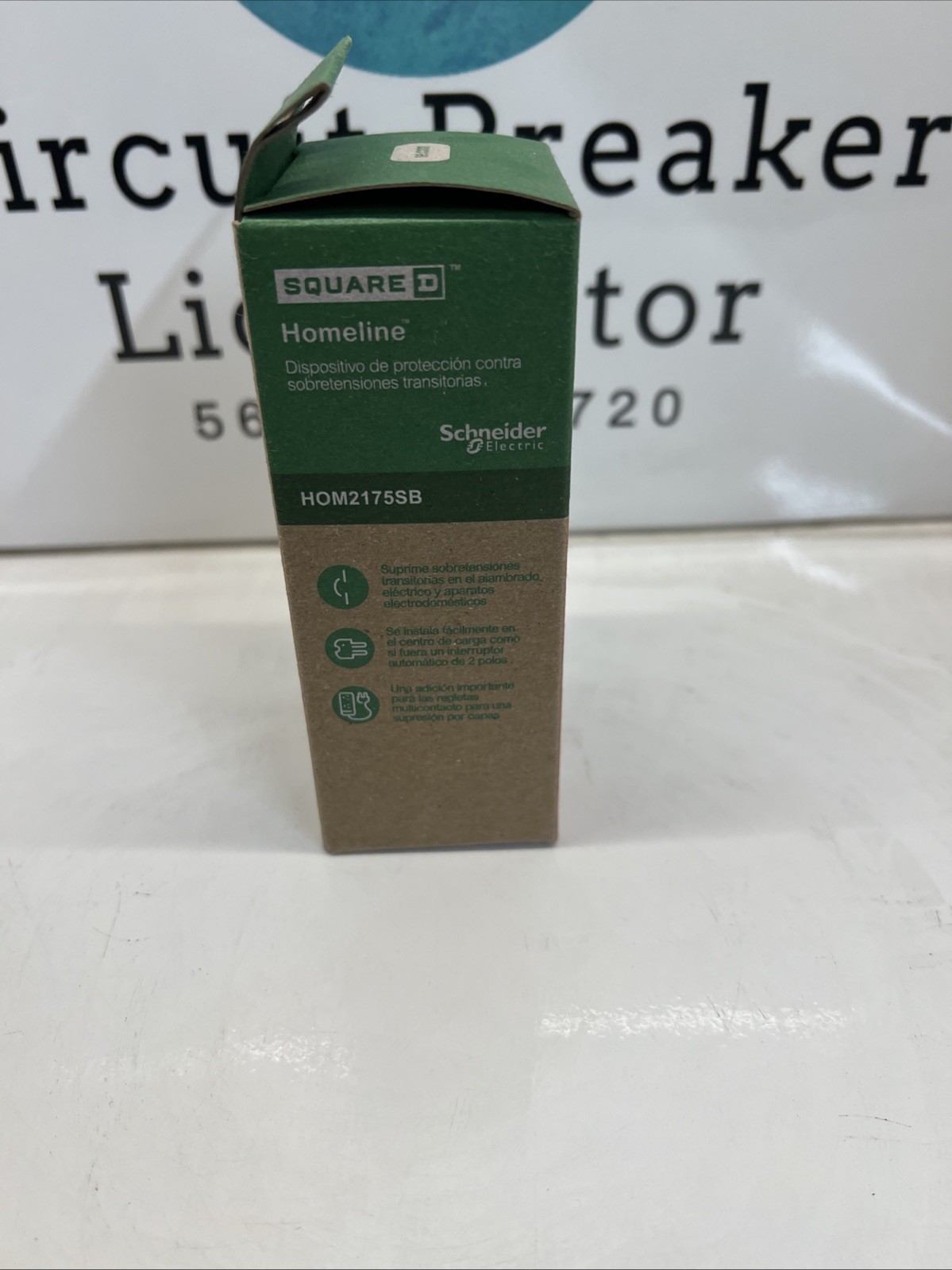 Square D HOM2175SB Homeline AC Power Surge Protector Surgebreaker New